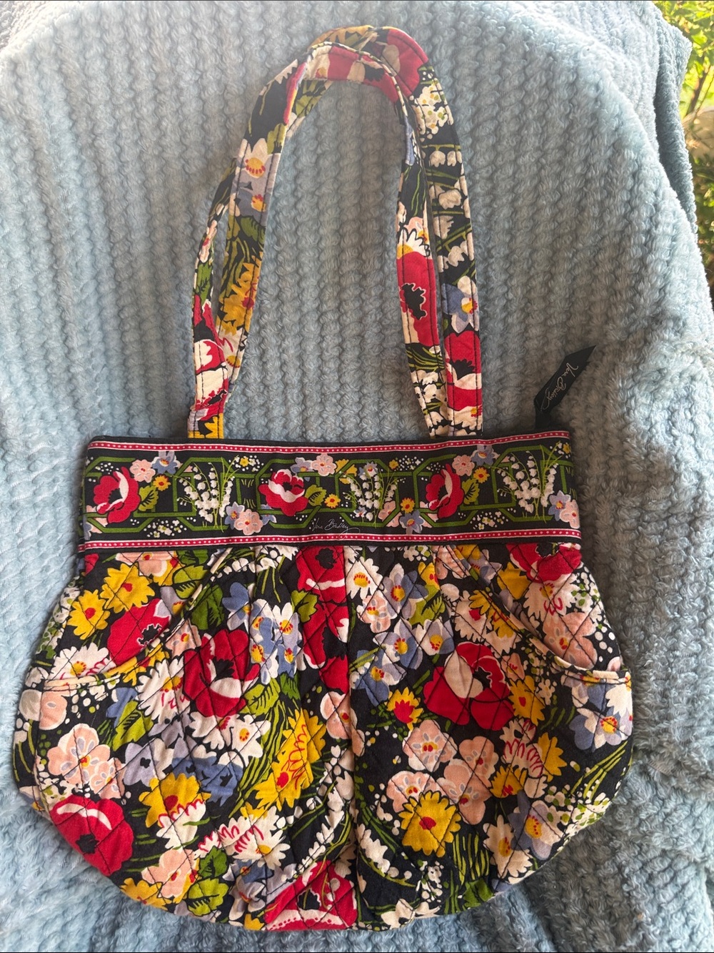 Retired Vera Bradley Poppy Fields handbag